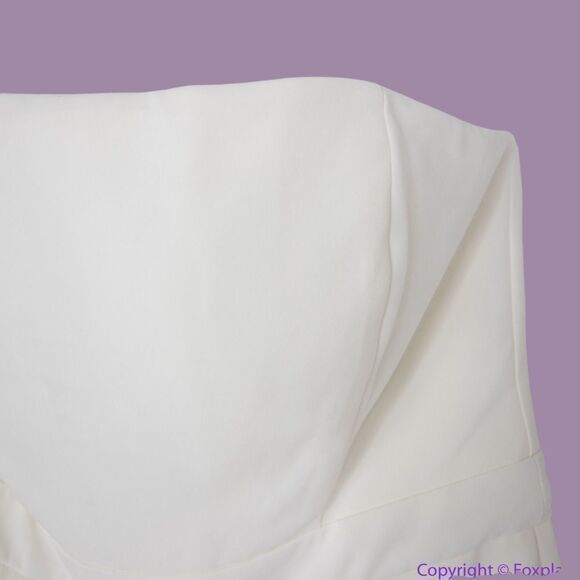 NEW White House Black Market Convertible Strapless Split-Leg Jumpsuit, size 6 - Picture 10 of 16
